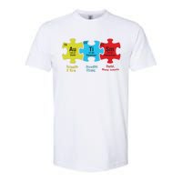 Autism Puzzle Piece Autism Awareness Month Softstyle CVC T-Shirt