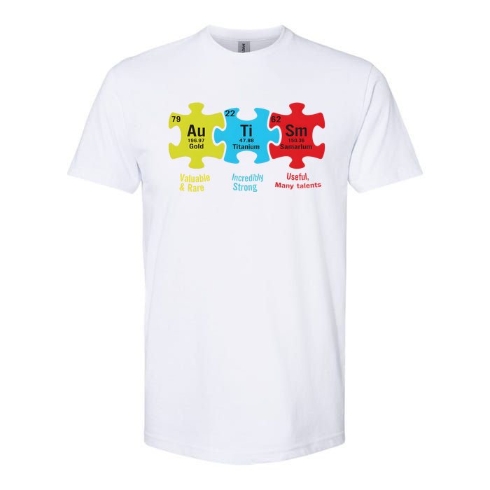 Autism Puzzle Piece Autism Awareness Month Softstyle CVC T-Shirt