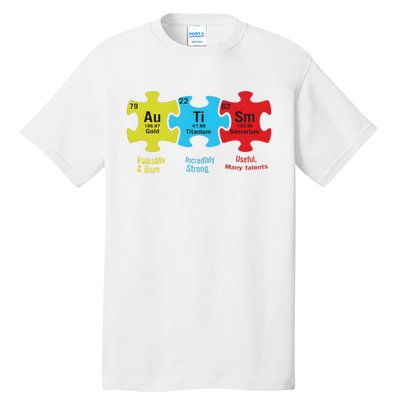 Autism Puzzle Piece Autism Awareness Month Tall T-Shirt