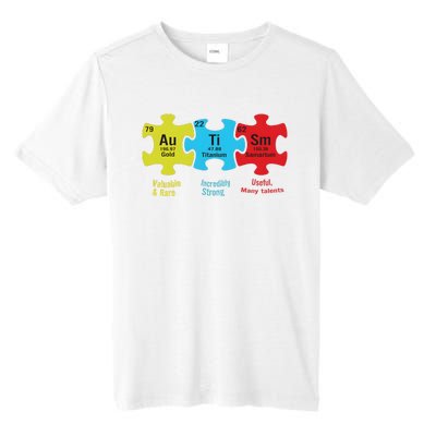 Autism Puzzle Piece Autism Awareness Month Tall Fusion ChromaSoft Performance T-Shirt