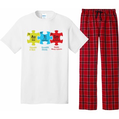 Autism Puzzle Piece Autism Awareness Month Pajama Set