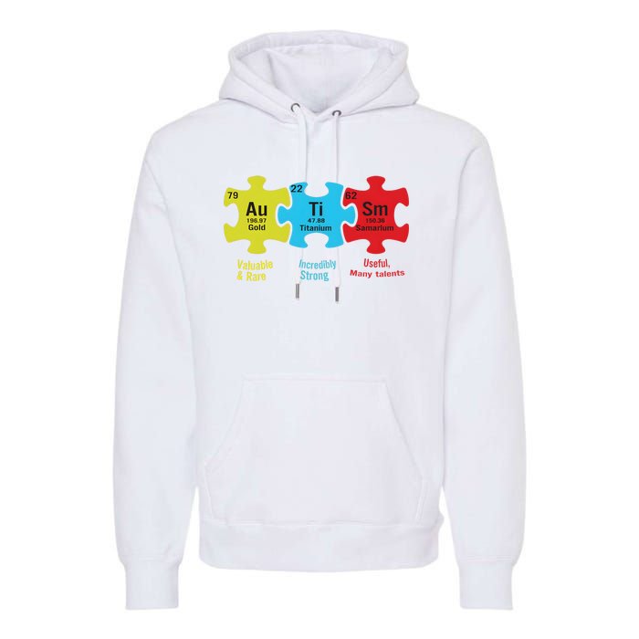 Autism Puzzle Piece Autism Awareness Month Premium Hoodie