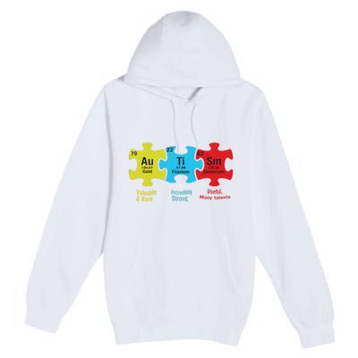 Autism Puzzle Piece Autism Awareness Month Premium Pullover Hoodie