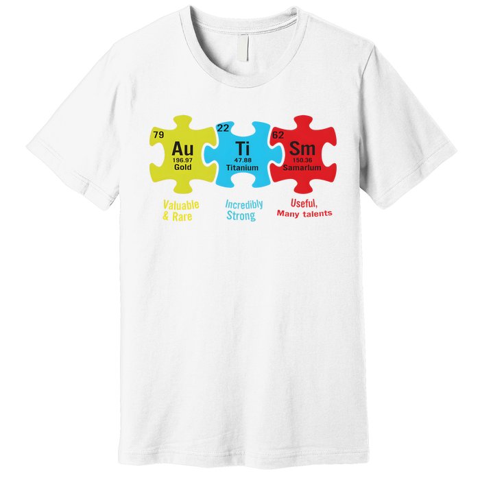 Autism Puzzle Piece Autism Awareness Month Premium T-Shirt