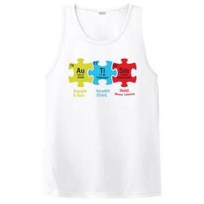 Autism Puzzle Piece Autism Awareness Month PosiCharge Competitor Tank