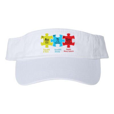 Autism Puzzle Piece Autism Awareness Month Valucap Bio-Washed Visor