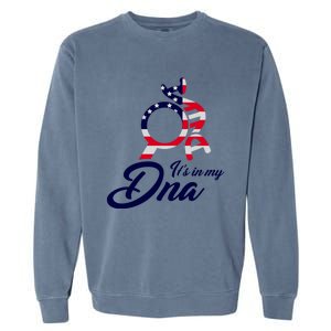 American Patriotic Proud To Be An American Gift Garment-Dyed Sweatshirt