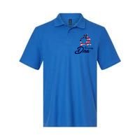 American Patriotic Proud To Be An American Gift Softstyle Adult Sport Polo