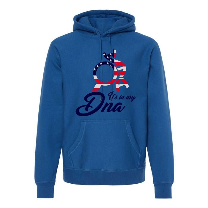 American Patriotic Proud To Be An American Gift Premium Hoodie