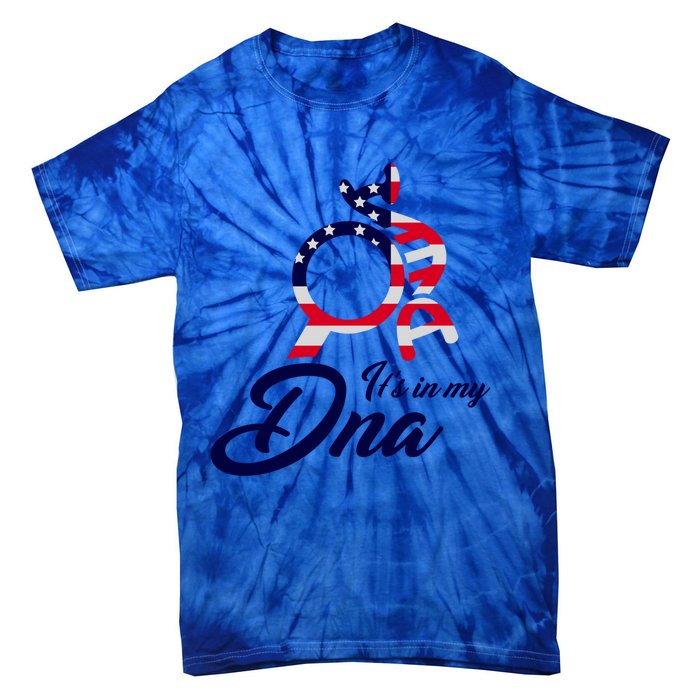 American Patriotic Proud To Be An American Gift Tie-Dye T-Shirt