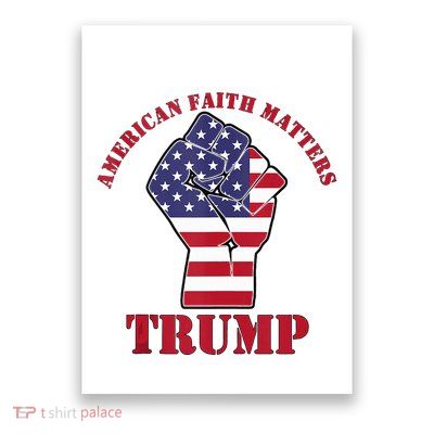 American Pride Patriot Value Trump 47 Conservative Poster