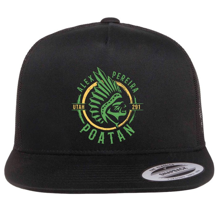 A.L.E.X P.E.R.E.I.R.A Poatan Utah 291 Flat Bill Trucker Hat