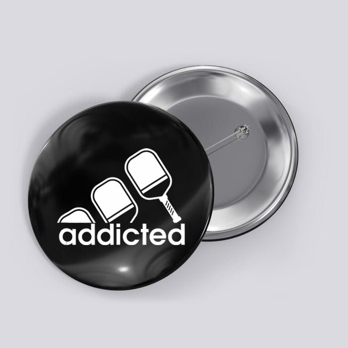 Addicted Pickleball Player Button