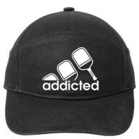 Addicted Pickleball Player 7-Panel Snapback Hat