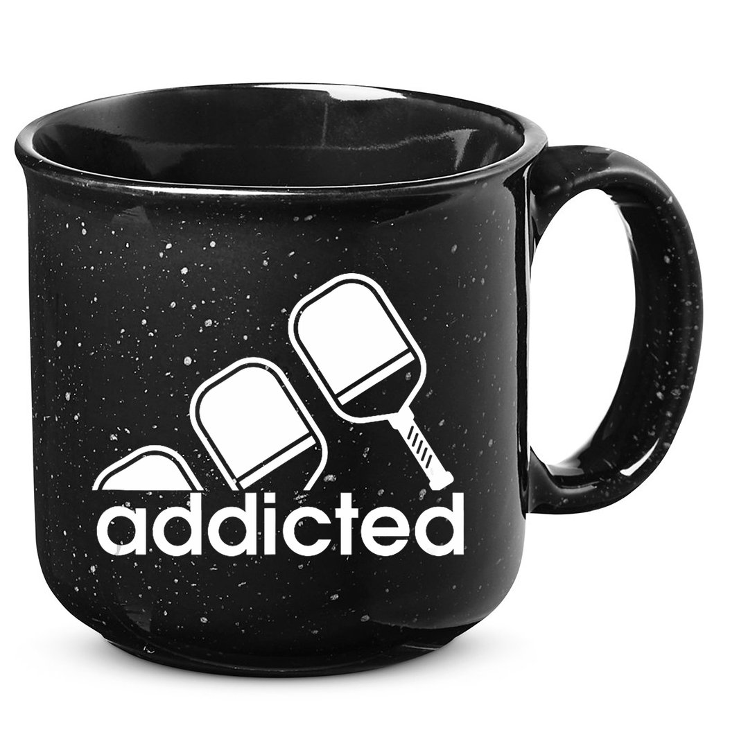 Addicted Pickleball Player 15oz Campfire Ceramic Mug