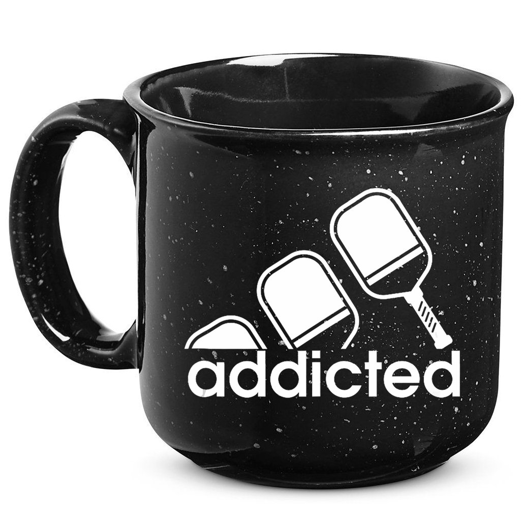Addicted Pickleball Player 15oz Campfire Ceramic Mug