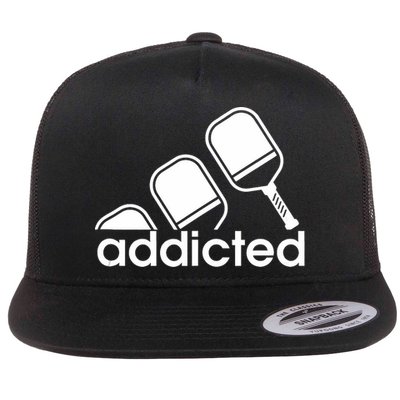 Addicted Pickleball Player Flatbill Hat