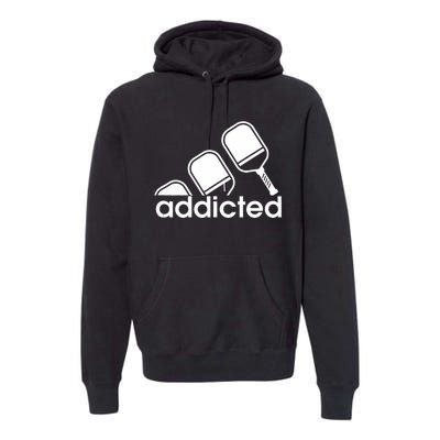 Addicted Pickleball Player Premium Hoodie