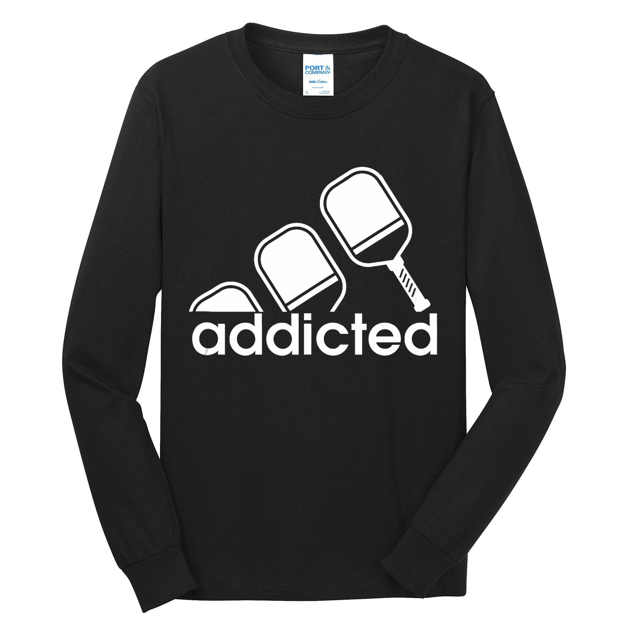 Addicted Pickleball Player Tall Long Sleeve T-Shirt