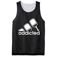 Addicted Pickleball Player Mesh Reversible Basketball Jersey Tank
