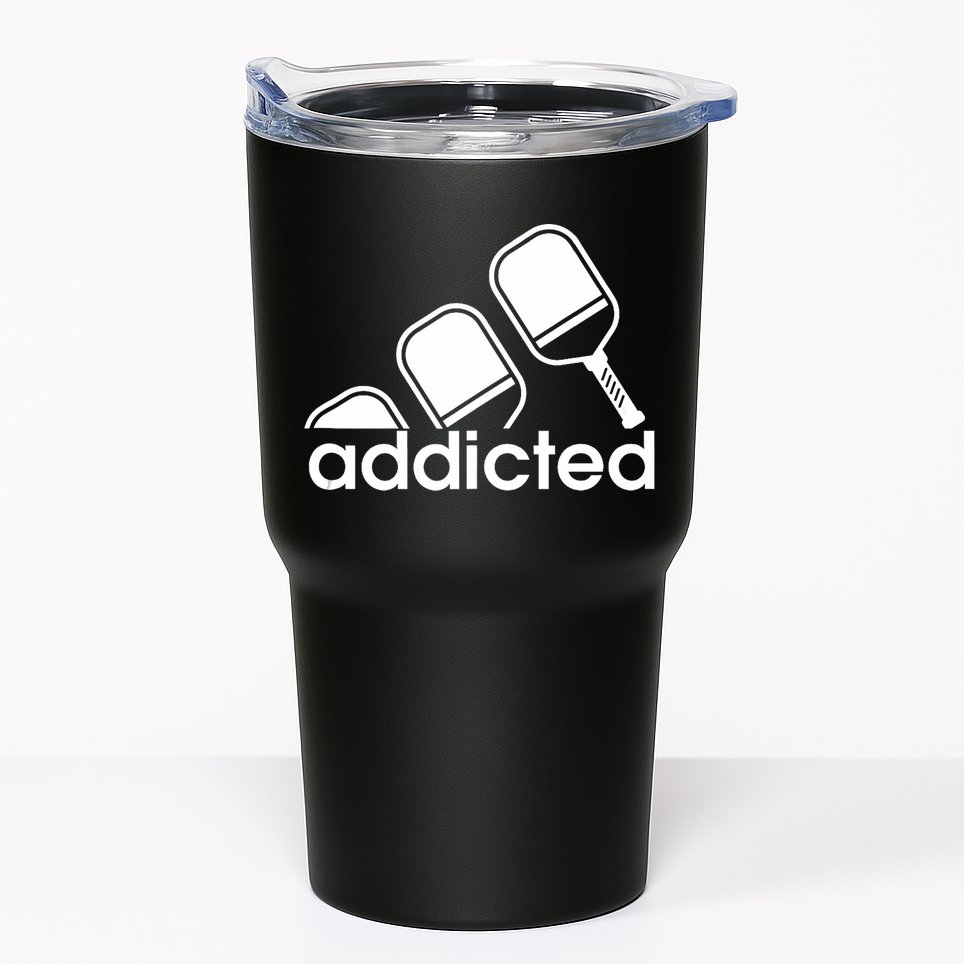 Addicted Pickleball Player Tumbler
