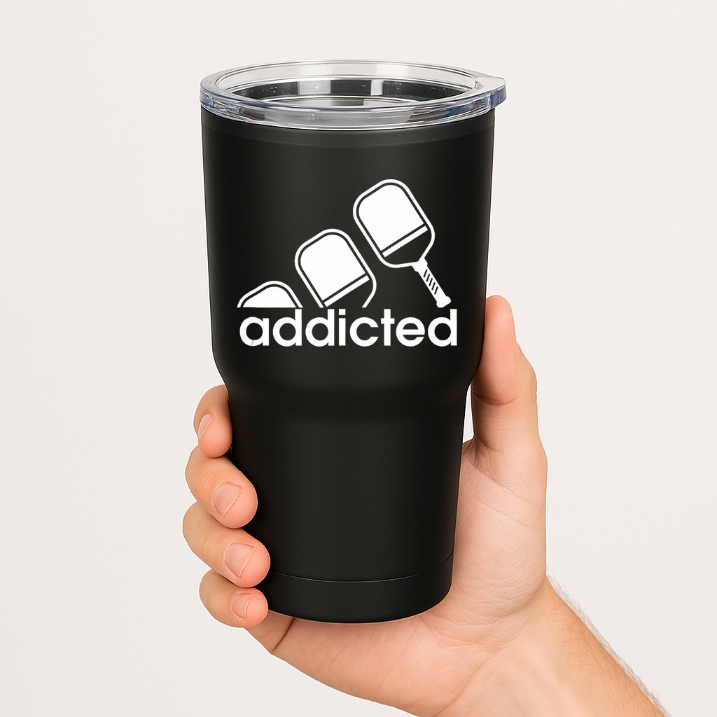Addicted Pickleball Player Tumbler
