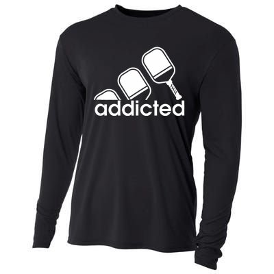 Addicted Pickleball Player Cooling Performance Long Sleeve Crew