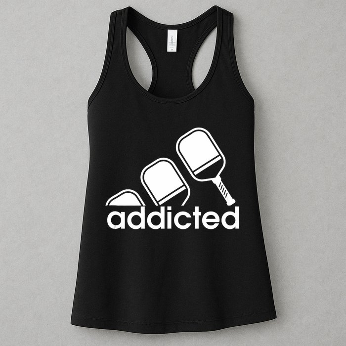 Addicted Pickleball Player Womens Tank Top
