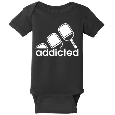 Addicted Pickleball Player Baby Bodysuit