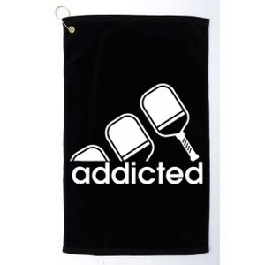 Addicted Pickleball Player Platinum Collection Golf Towel