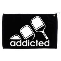 Addicted Pickleball Player Grommeted Golf Towel