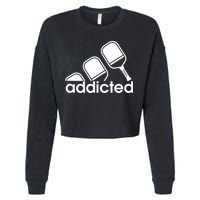 Addicted Pickleball Player Cropped Pullover Crew