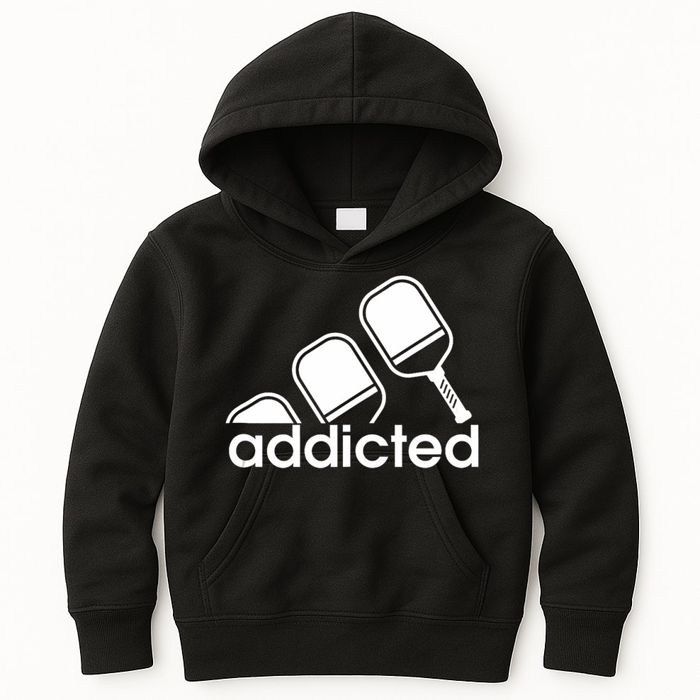 Addicted Pickleball Player Kids Hoodie