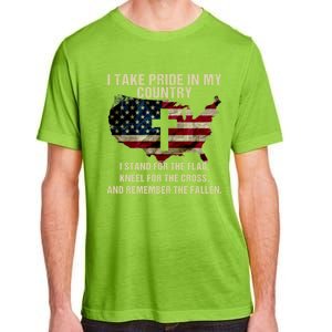 American Pride: Patriotic American Flag Cool Gift Cool Gift Adult ChromaSoft Performance T-Shirt