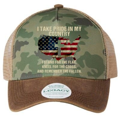 American Pride: Patriotic American Flag Cool Gift Cool Gift Legacy Tie Dye Trucker Hat