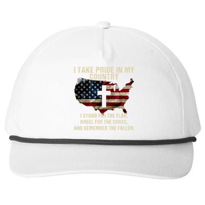 American Pride: Patriotic American Flag Cool Gift Cool Gift Snapback Five-Panel Rope Hat