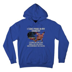 American Pride: Patriotic American Flag Cool Gift Cool Gift Hoodie