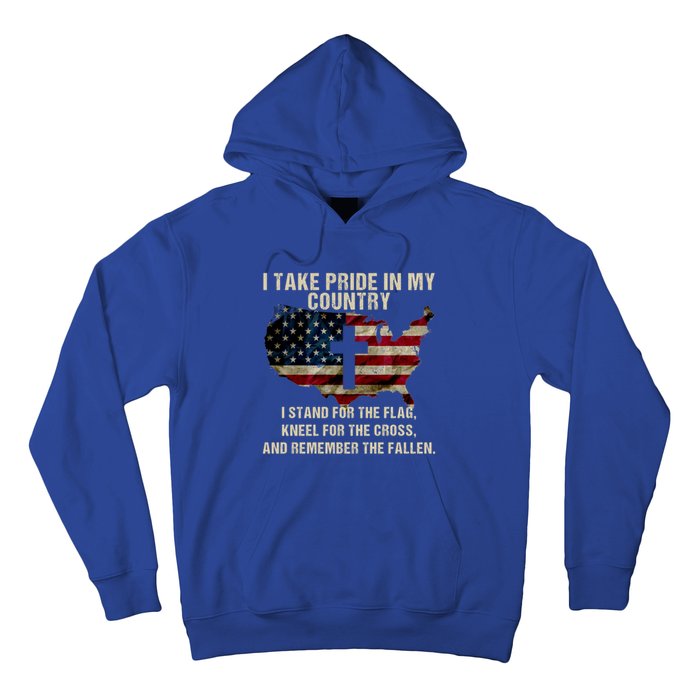 American Pride: Patriotic American Flag Cool Gift Cool Gift Hoodie