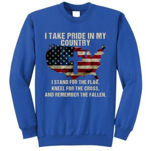 American Pride: Patriotic American Flag Cool Gift Cool Gift Sweatshirt