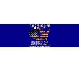 American Pride: Patriotic American Flag Cool Gift Cool Gift Bumper Sticker