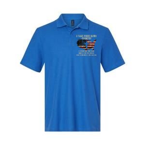 American Pride: Patriotic American Flag Cool Gift Cool Gift Softstyle Adult Sport Polo