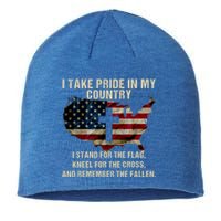 American Pride: Patriotic American Flag Cool Gift Cool Gift Sustainable Beanie