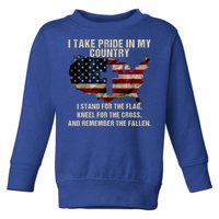 American Pride: Patriotic American Flag Cool Gift Cool Gift Toddler Sweatshirt