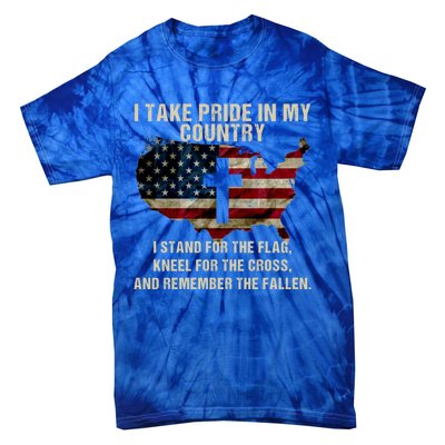 American Pride: Patriotic American Flag Cool Gift Cool Gift Tie-Dye T-Shirt