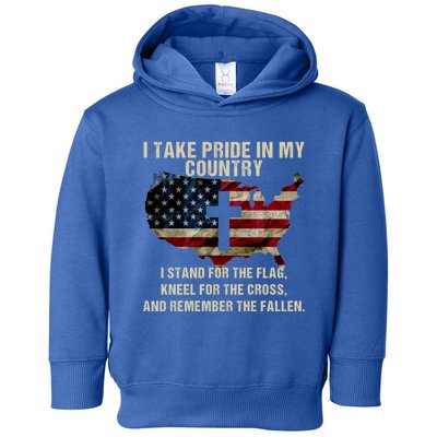 American Pride: Patriotic American Flag Cool Gift Cool Gift Toddler Hoodie