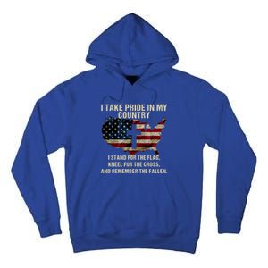 American Pride: Patriotic American Flag Cool Gift Cool Gift Tall Hoodie