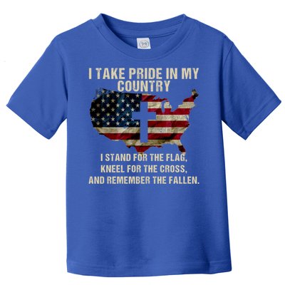 American Pride: Patriotic American Flag Cool Gift Cool Gift Toddler T-Shirt