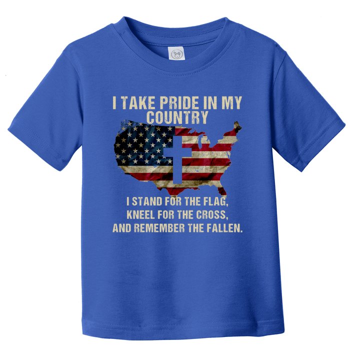 American Pride: Patriotic American Flag Cool Gift Cool Gift Toddler T-Shirt