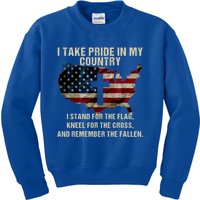 American Pride: Patriotic American Flag Cool Gift Cool Gift Kids Sweatshirt