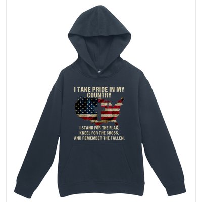 American Pride: Patriotic American Flag Cool Gift Cool Gift Urban Pullover Hoodie